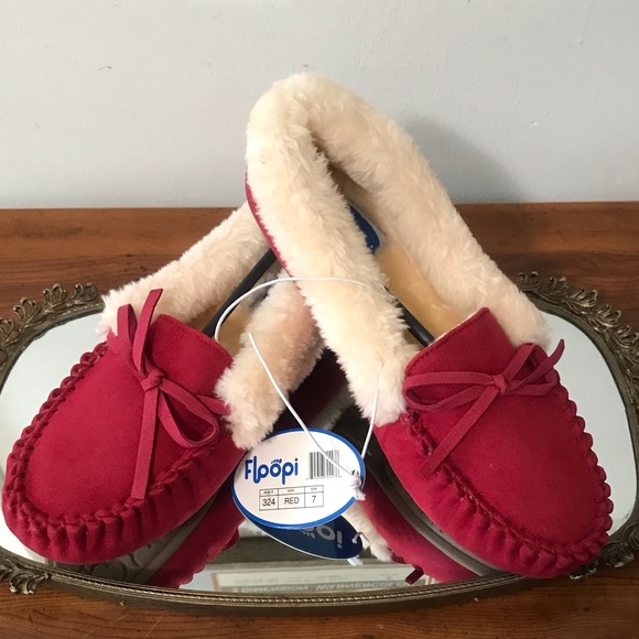 ✔️NWOT Floopi Moccasins 🌺 - Picture 2 of 12